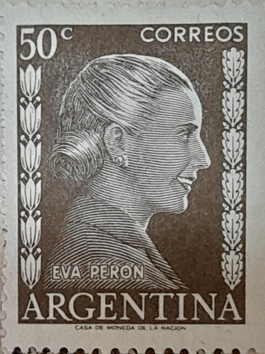 Estampilla          Eva Perón               0852     A3