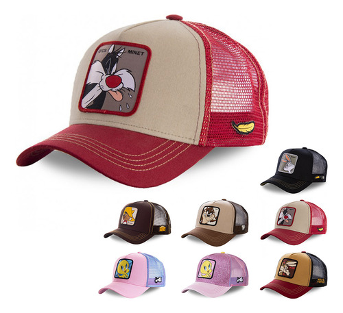 Gorra Animales Trucker Varios Unisex Moda Ajustable Cómodo