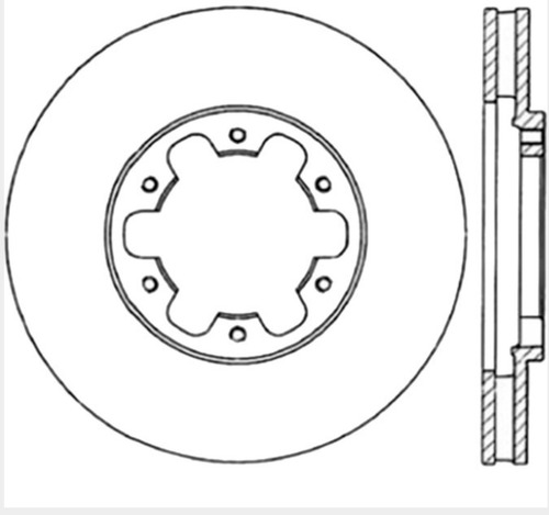 Disco De Freno Delantero Nissan Xterra 2008-2004 Aimco