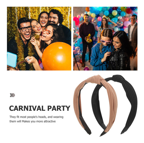 2 Diademas Anchas A La Moda, Diadema Anudada Para Mujeres Y