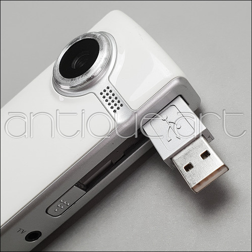 A64 Videocamara Flip Video Ultra Hd Blanco 2da Generacion (Usado)