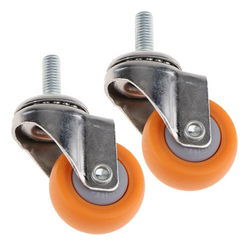 2pcs Heavy Duty Swivel Rueda De Ruedas De Trolley Caster Con