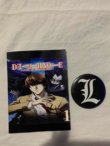 Death Note Pin De Anime - L Ryuzaki