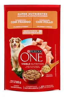 Ração Úmida Purina One Frango Para Cães Adultos Filhotes 85g