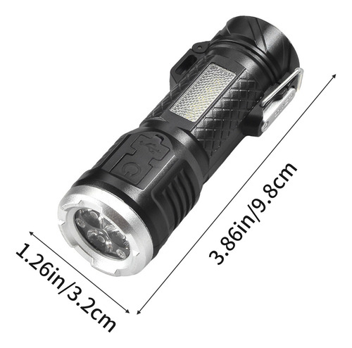 Linterna Multifuncional Y, Encendedor Recargable Led 6004