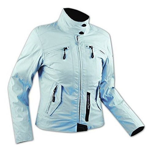 Chaqueta Moto Impermeable Señora Xs Azul