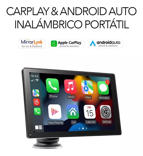 Pantalla ANDROID AUTO / Apple CAR PLAY inalámbricos para