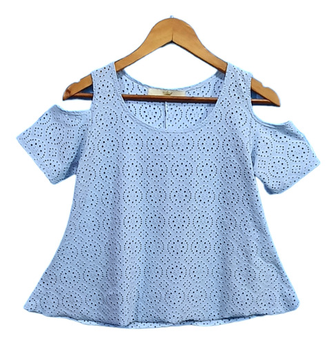 Blusa De Broderie Elastisado