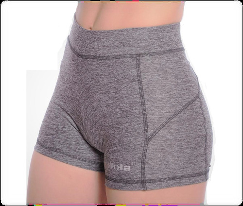 Calza Corta Mini Short Deportivo Mujer Yakka Lycra 