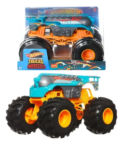 Hot Wheels Monster Truck Oversized 1:24 Rodas Grandes Mattel
