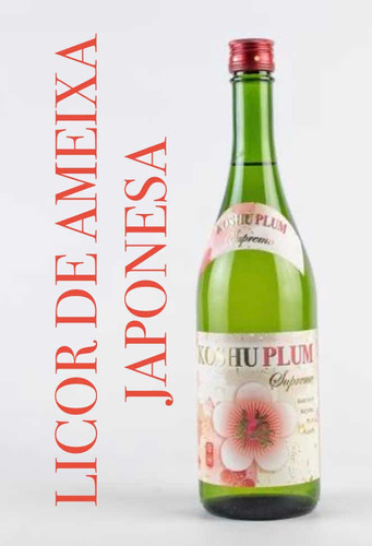 Sakê Koshu Plum Licor De Ameixa Japonesa Ume Takara Brewery