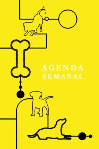 Agenda Semanal Sin Fechas Portada Amarilla: Para Amantes De