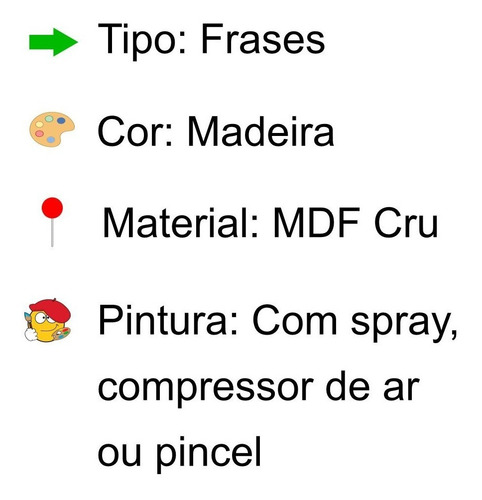 Imagem 4 de 9 de Letras Personalizadas Frases Mdf 3mm Decorativas Autocolante