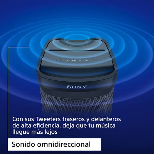 Imagen 9 de 11 de Parlante Sony Serie X SRS-XP700 SRS-XP700 portátil con bluetooth waterproof negro 120V/240V