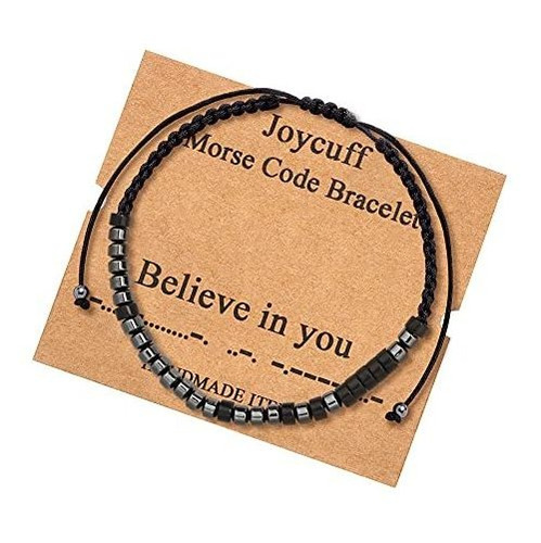 Joycuff Creer En Ti Morse Code Bracelets For Women Jxhrl