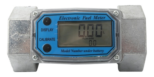 Caudalímetro Digital Electrónico Medidor De Flujo De Turbina