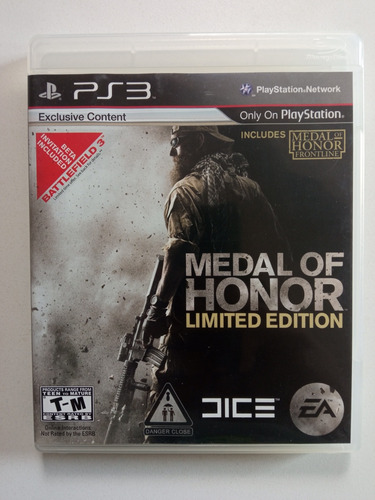 Jogo Medal Of Honor Limited Edition Ps3 Original Mídia Físic (Usado)