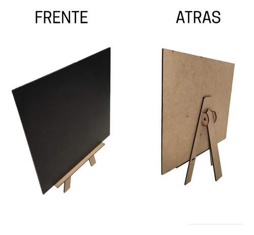 Pizarrón Con Tripié 25x20cm Mesa De Dulces 10pz Para Gis