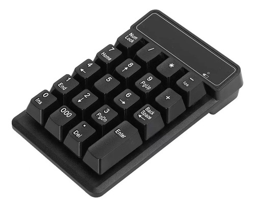 Teclado Numerico Inalambrico Pequeño Usb 19 Teclas Ligero