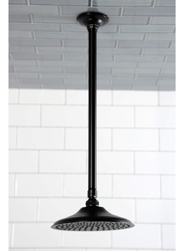 K236k20 Trimscape - Cabezal De Ducha, Color Negro Mate