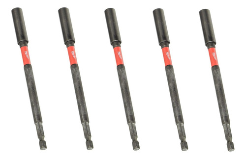 Extensión Hexagonal Magnética 1/4 X 6 Pulg 5 Pzs Milwaukee