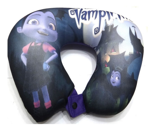 Imagen 6 de 7 de Almohadas Antiestress Cuello C/ Broche Para Viajar Unicolor