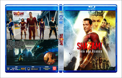 Blu-ray Filme Shazam Fúria Dos Deuses - 2023 - Dubl/leg