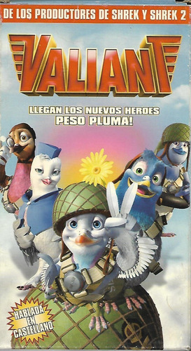 Valiant Vhs Animacion 2005 Walt Disney Castellano