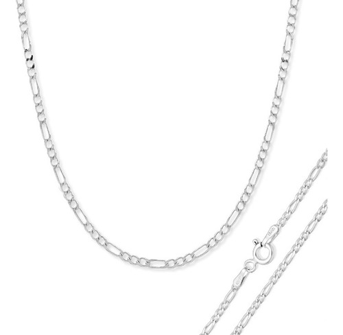 Hermosa Cadena Estilo Cartier Plata Sólida .925- Unisex