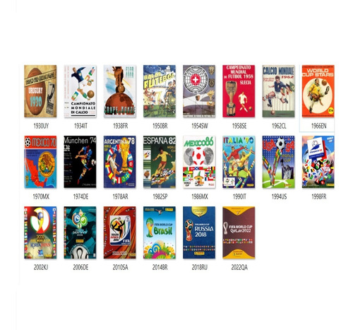 Imagen 2 de 6 de + 500 Album Oficial Pdf Mundial, Copa América, Euro Y Más