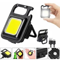 Comprar Linterna Recargable Led Cob Luz Potente Llavero Multiusos