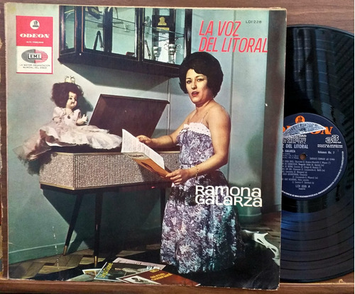 Ramona Galarza  La Voz Del Litoral - Lp Año 1964 Folklore