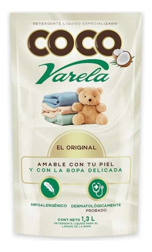 Detergente Coco Varela 1300 Ml 