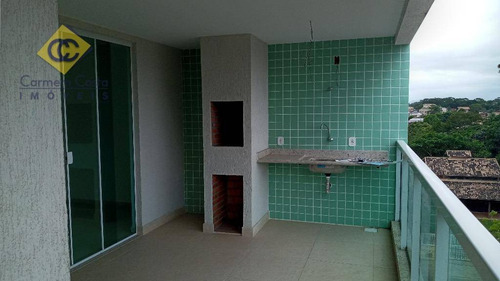 Lindo Apartamento Com 3 Dormitórios À Venda, 145 M² Por R$ 450.000 - Extensão Do Bosque - Rio Das Ostras/rj - Ap0774