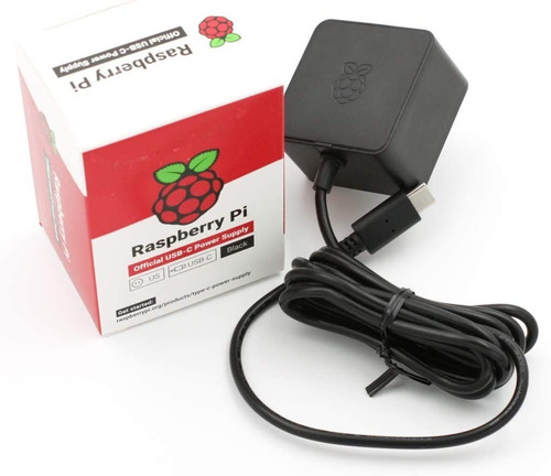 Fuente De Alimentación Raspberry Pi 4 Modelo B Usb-c 5.1v 3a