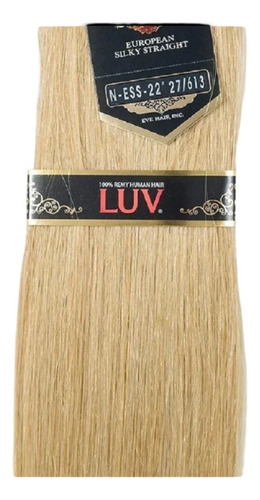 Media Extension De Cabello Luv 22pLG 100% Natural Rubios