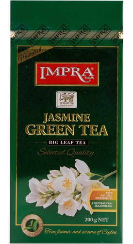 Te Impra Verde En Hoja Jasmine Green Tea En Lata 