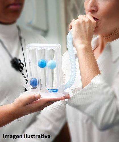Imagen 6 de 6 de Inspirómetro Incentivo Handy Ejercitador Pulmonar Inspm
