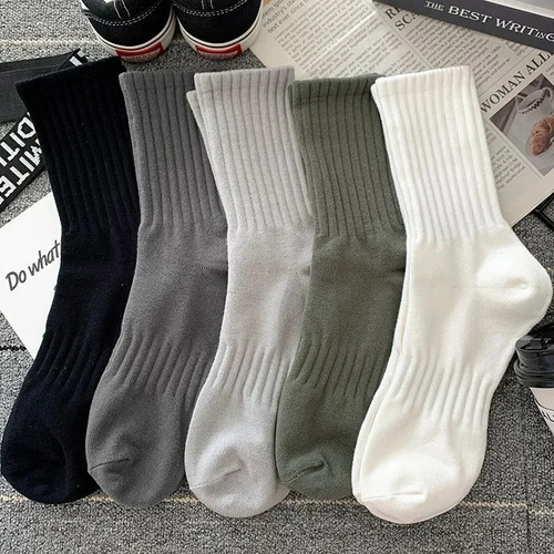 Ya 5 Pares De Calcetines Deportivos De Algodón Suaves Y