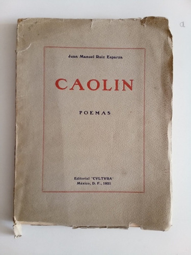 Caolin Poemas (firmado Y Dedicado) (Reacondicionado)