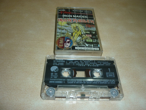 Iron Maiden Killers Cassette Francia Impecable Jcd055