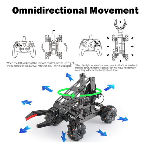 Brazo Robótico Inteligente Vanlinny De Science Kit Con Coche