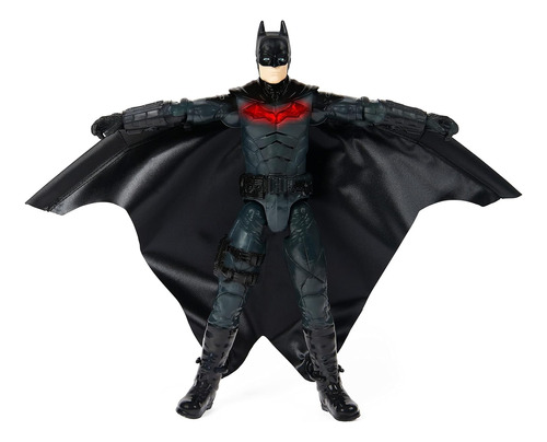 Batman Dc, Alas Expandibles,luces Y Frases, 25 Cm  