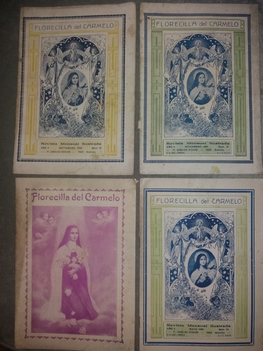 4 Revistas Ilustrada Carmelitas Descalzas 1932/6 Personas (Usado)