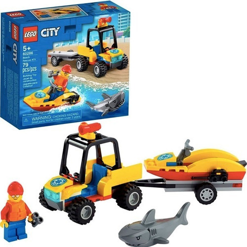 Lego® City - Quad De Rescate Costero (60286