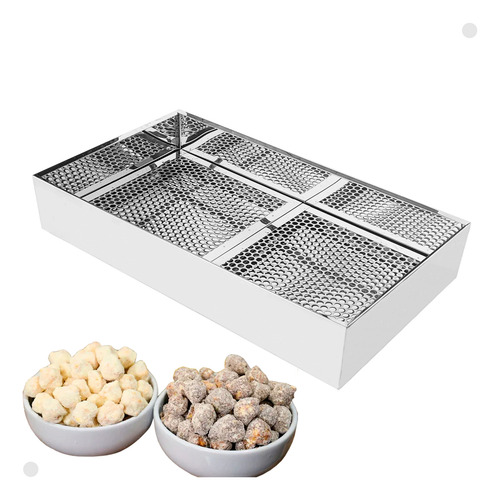 Bandeja Pipoca Gourmet Forma Para Selecao 40x30x09cm Em Inox