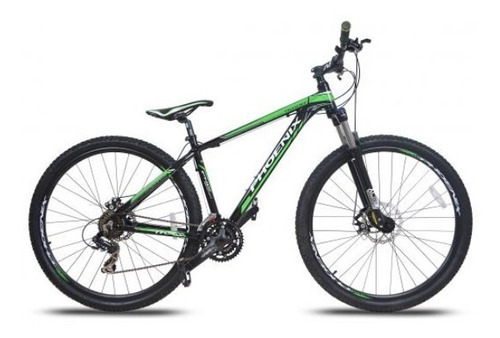 Bicicleta 29  Mtb Phoenix Negra/verde