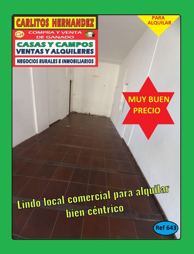 Ref 643) ** A - Lindo Local Comercial Para Alquilar Bien Céntrico En San José