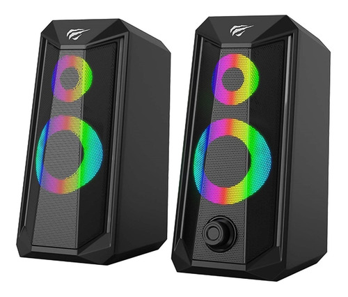 Parlantes Usb Gamer 2.0 Iluminación Rgb Havit Hv-sk202