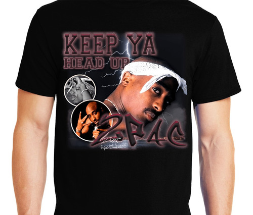 Tupac - Rapero - Cantante(2)- Polera